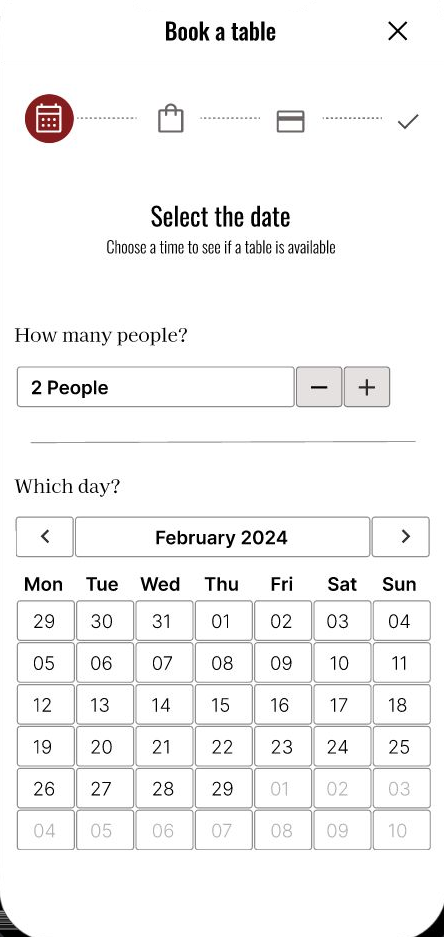 High-fidelity date selection