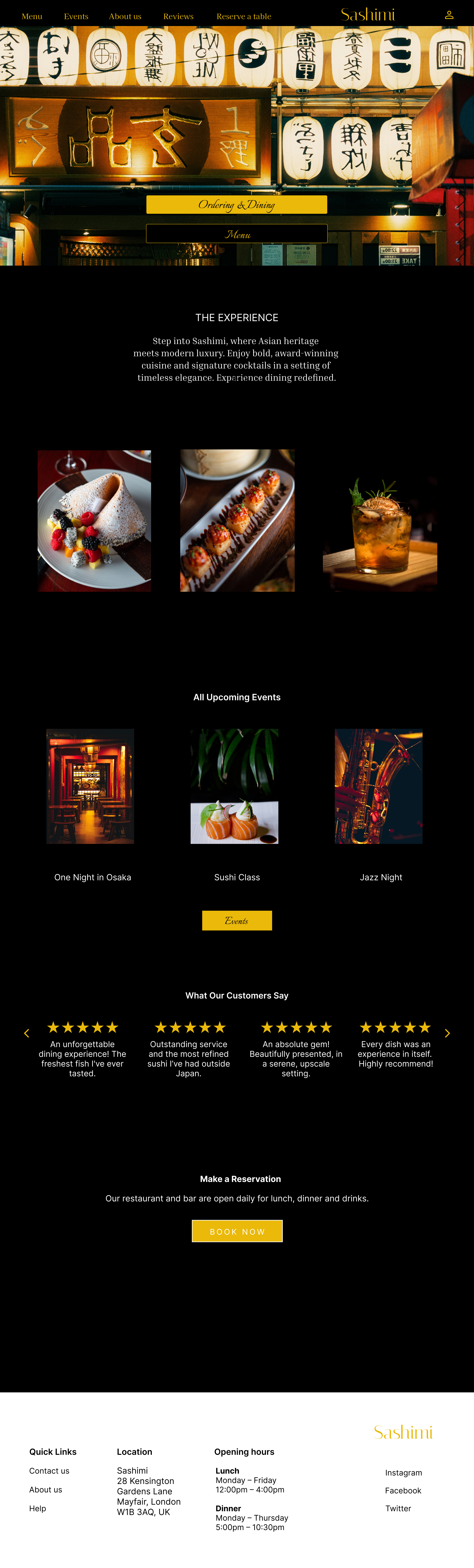 Sashimi desktop home