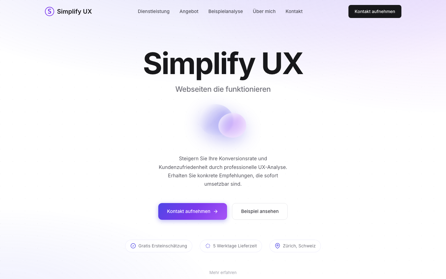 Simplify UX agency website